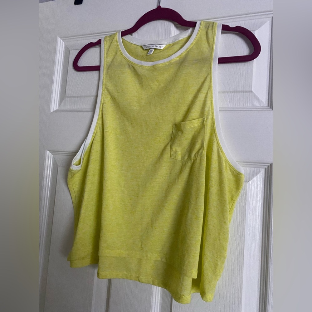 Victoria’s Secret 2015 Bright Yellow Tank Top